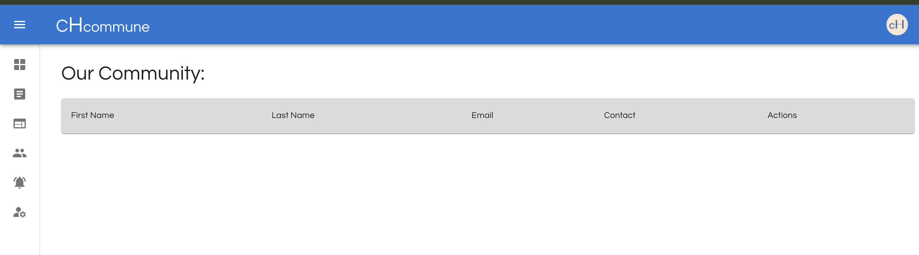 Admin Community Management