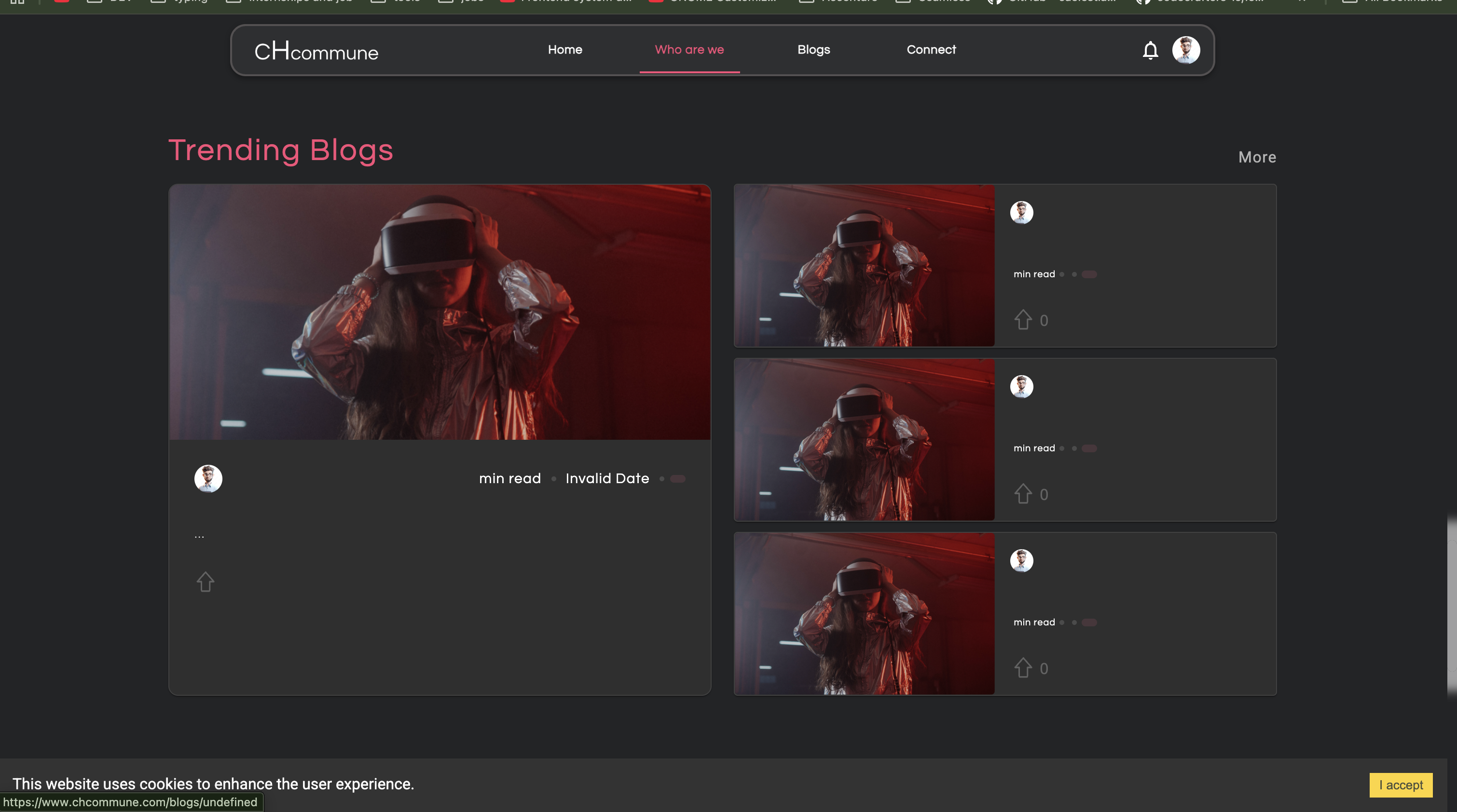 Website Blogs Feed