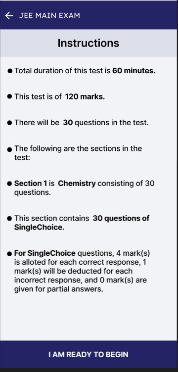 Exam Instruction Layer